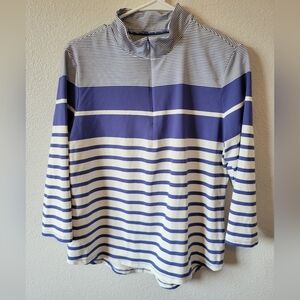 Tommy Bahama Aubrey Sydney Stripe IslandZone  Half-Zip Medium